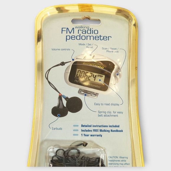 GoWalking SportLine Fm Radio Pedometer GW3398SL - Picture 8 of 8